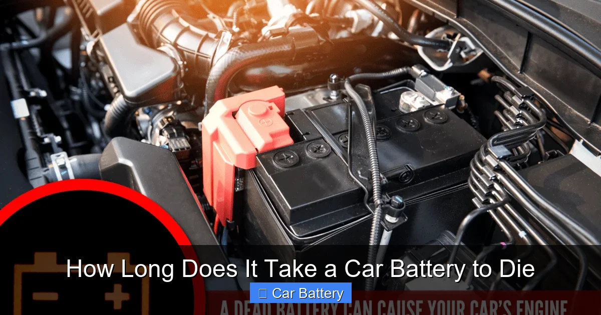 How Long Does It Take a Car Battery to Die