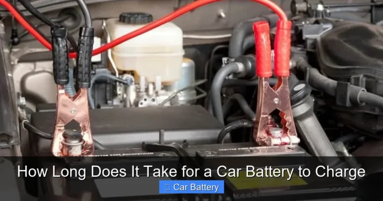 How Long Does It Take for a Car Battery to Charge