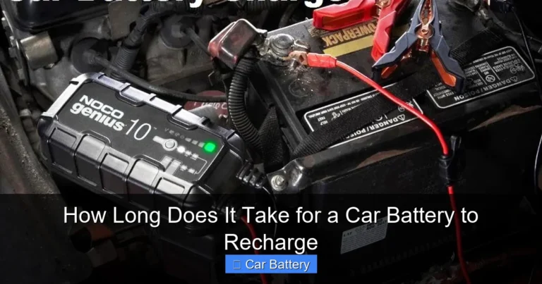 How Long Does It Take for a Car Battery to Recharge