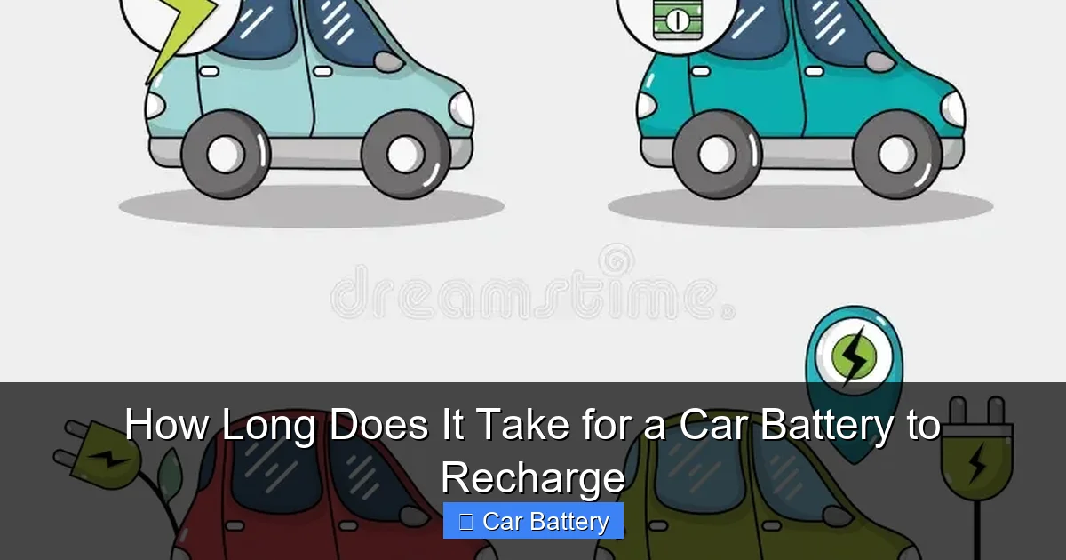How Long Does It Take for a Car Battery to Recharge