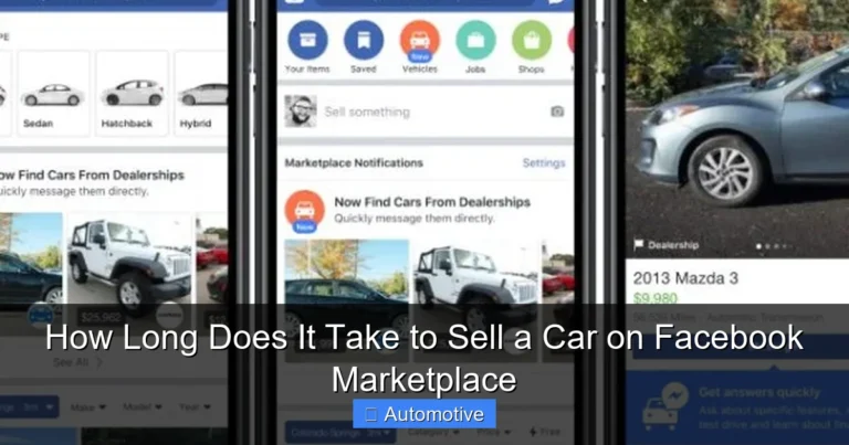 How Long Does It Take to Sell a Car on Facebook Marketplace