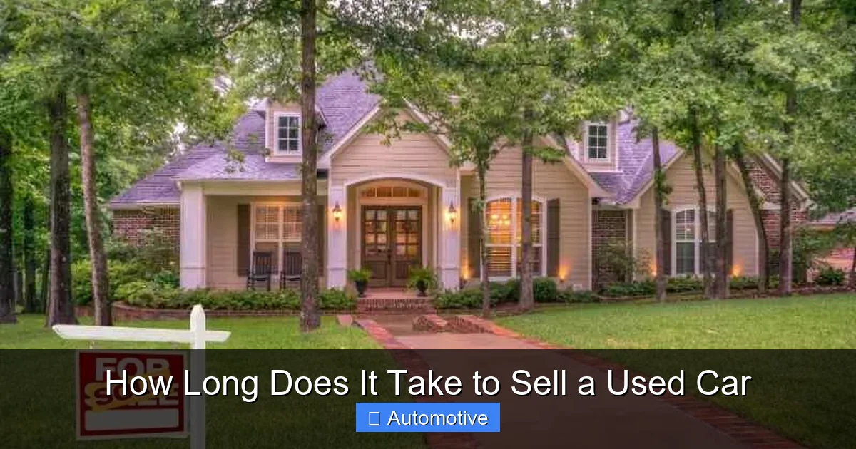 How Long Does It Take to Sell a Used Car
