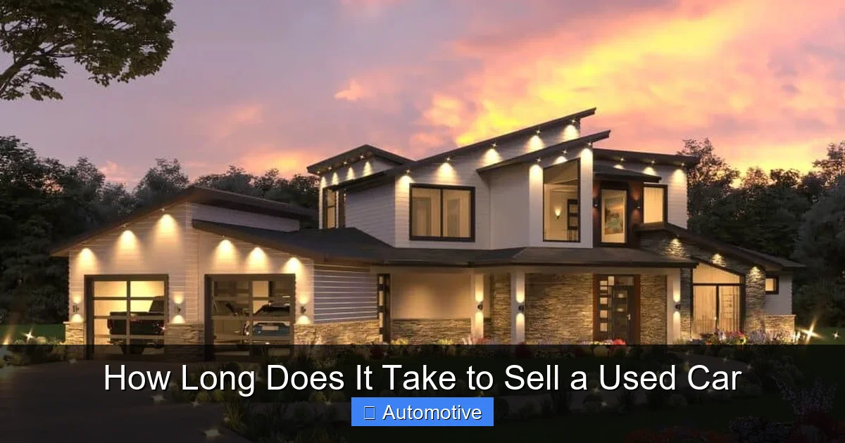 How Long Does It Take to Sell a Used Car