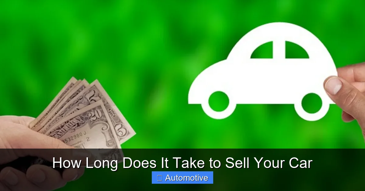 How Long Does It Take to Sell Your Car
