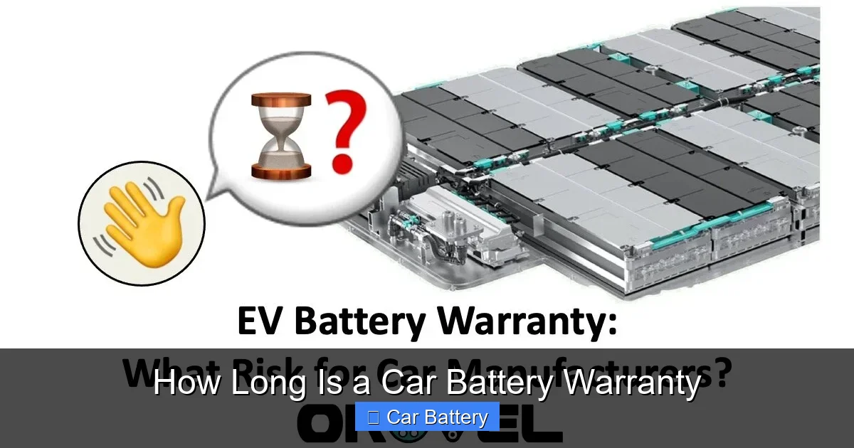 How Long Is a Car Battery Warranty