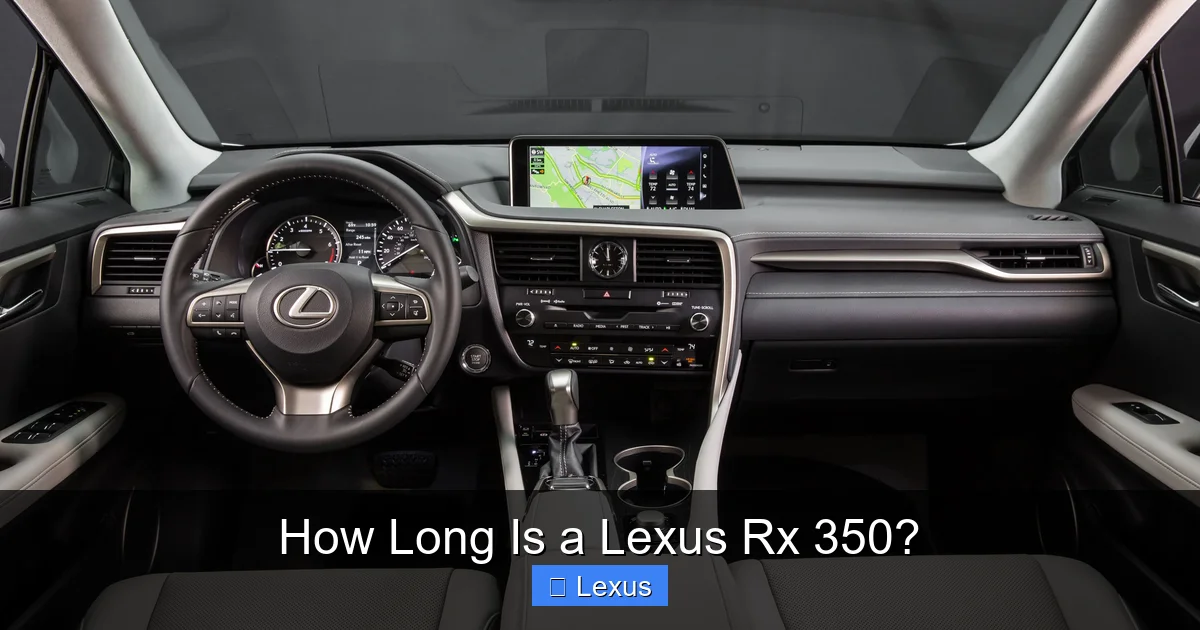 How Long Is a Lexus Rx 350?