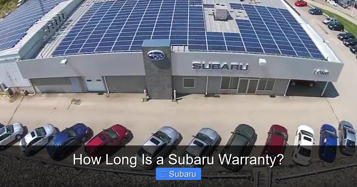How Long Is a Subaru Warranty?