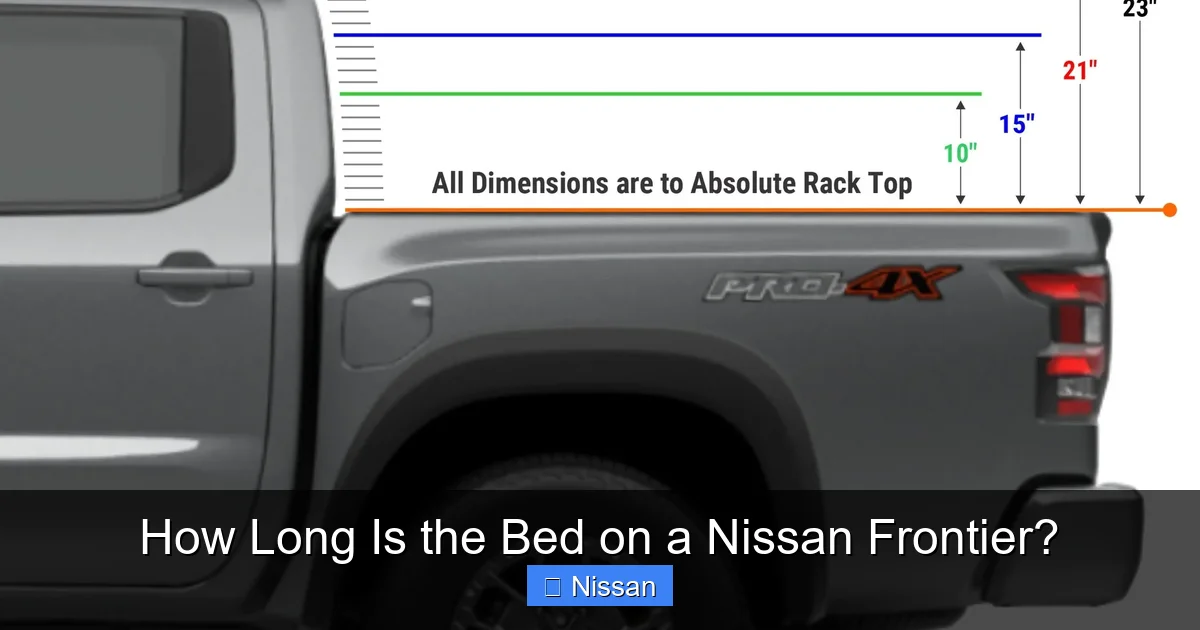 How Long Is the Bed on a Nissan Frontier?