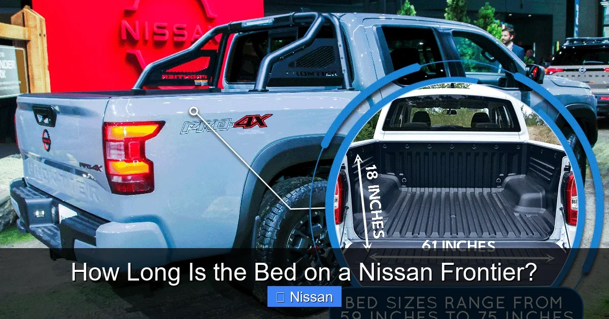 How Long Is the Bed on a Nissan Frontier?