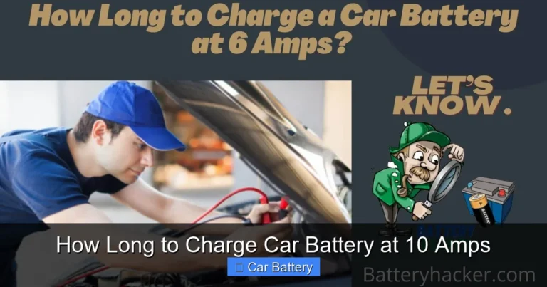 How Long to Charge Car Battery at 10 Amps