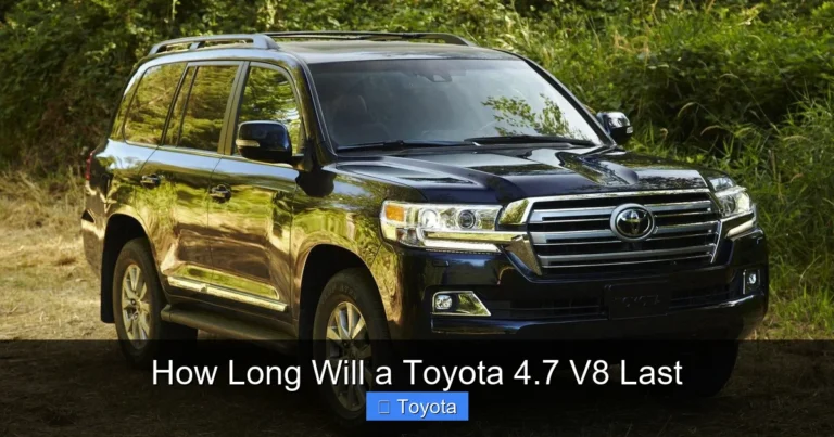 How Long Will a Toyota 4.7 V8 Last