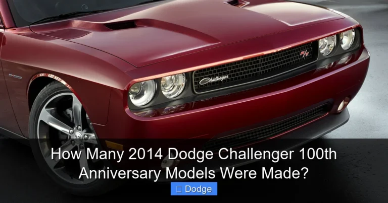 How Many 2014 Dodge Challenger 100th Anniversary Models Were Made?