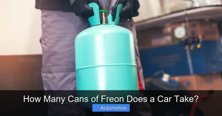 How Many Cans of Freon Does a Car Take?