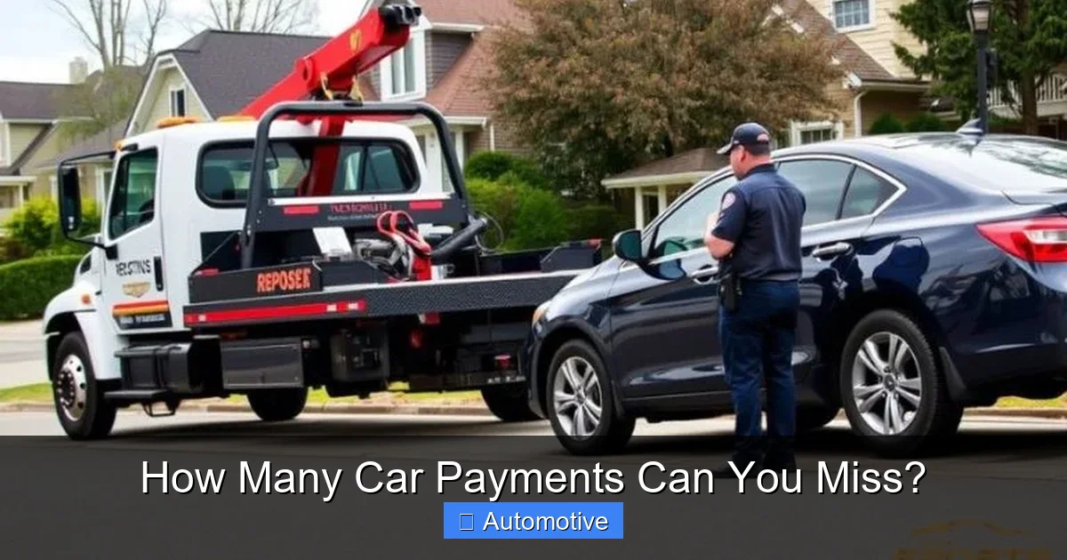 How Many Car Payments Can You Miss?