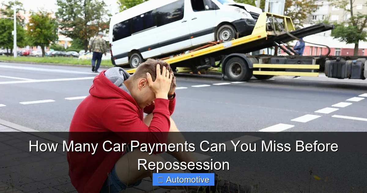 How Many Car Payments Can You Miss Before Repossession