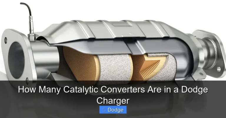 How Many Catalytic Converters Are in a Dodge Charger