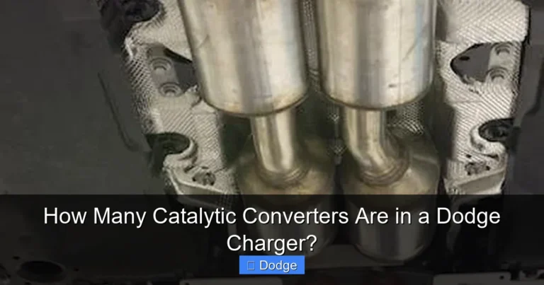 How Many Catalytic Converters Are in a Dodge Charger?