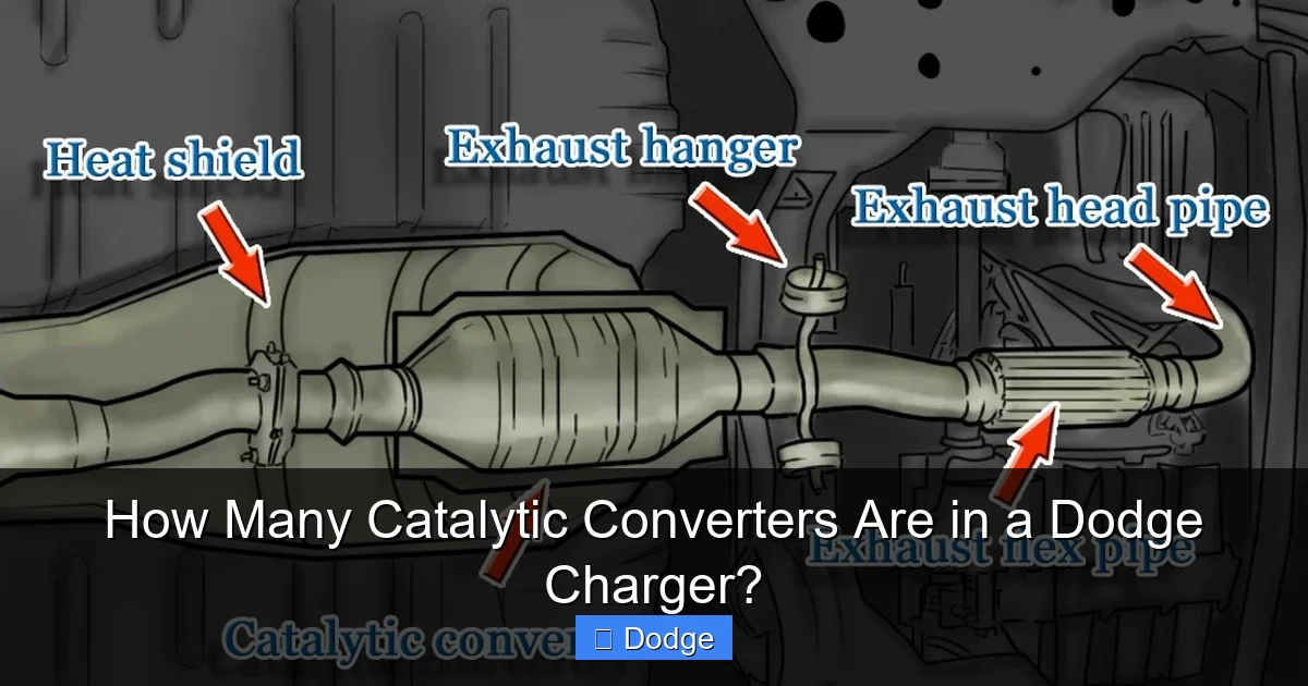 How Many Catalytic Converters Are in a Dodge Charger?