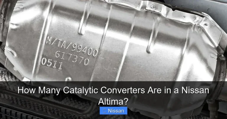 How Many Catalytic Converters Are in a Nissan Altima?