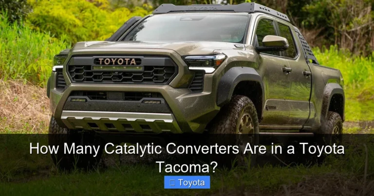 How Many Catalytic Converters Are in a Toyota Tacoma?