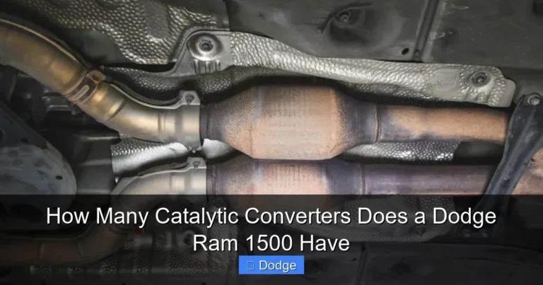 How Many Catalytic Converters Does a Dodge Ram 1500 Have