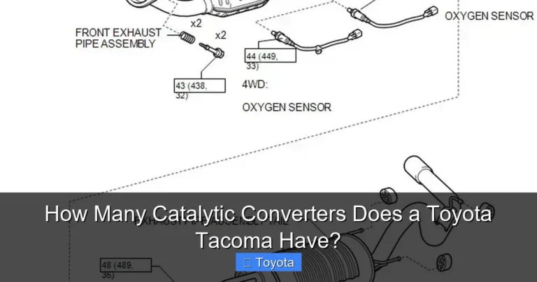 How Many Catalytic Converters Does a Toyota Tacoma Have?