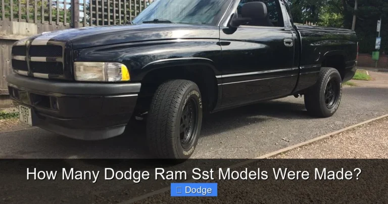 How Many Dodge Ram Sst Models Were Made?