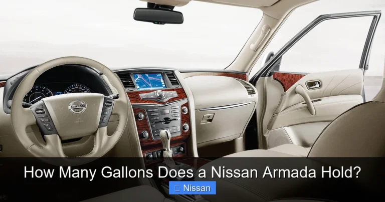 How Many Gallons Does a Nissan Armada Hold?