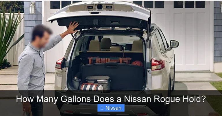 How Many Gallons Does a Nissan Rogue Hold?