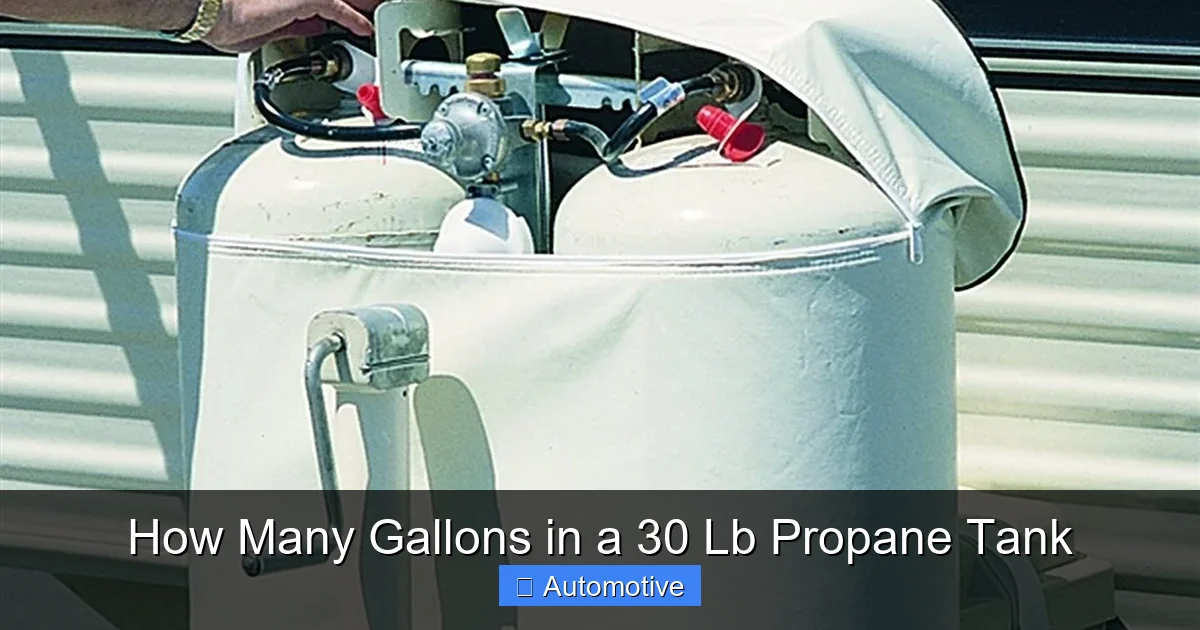 How Many Gallons in a 30 Lb Propane Tank