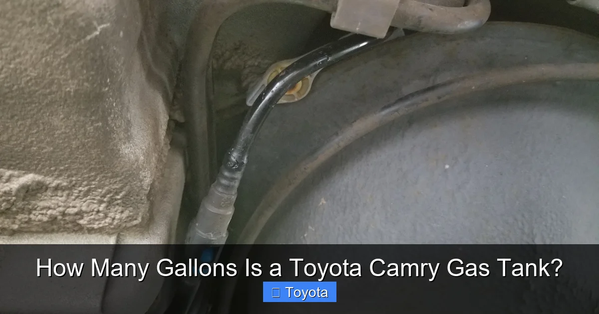 How Many Gallons Is a Toyota Camry Gas Tank?
