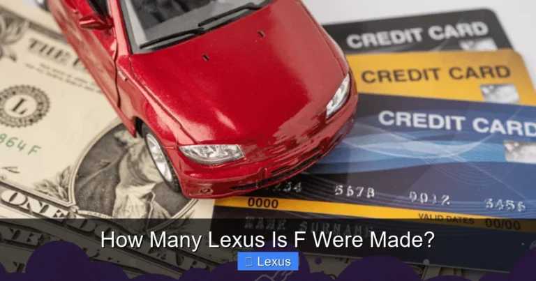 How Many Lexus Is F Were Made?