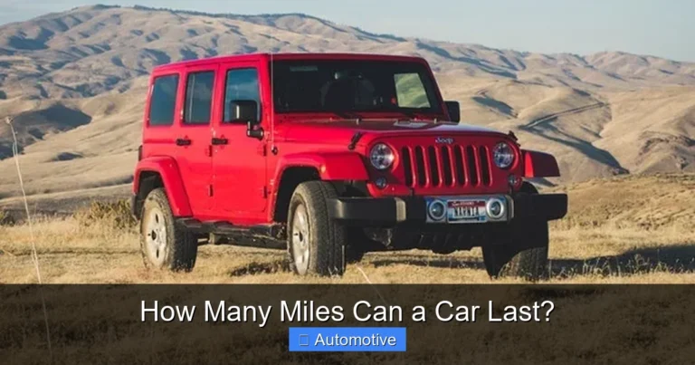How Many Miles Can a Car Last?
