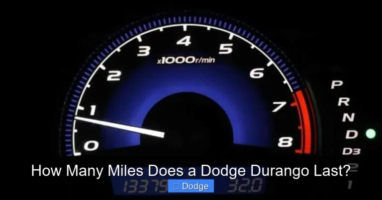 How Many Miles Does a Dodge Durango Last?
