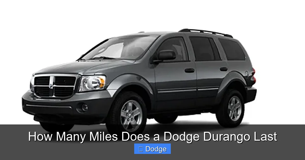 How Many Miles Does a Dodge Durango Last