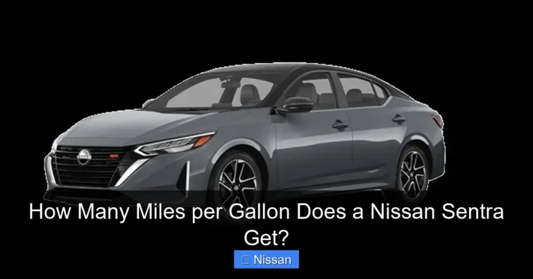 How Many Miles per Gallon Does a Nissan Sentra Get?