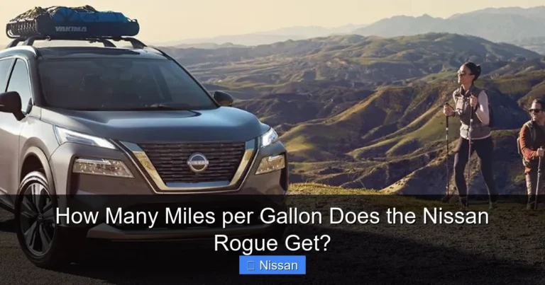 How Many Miles per Gallon Does the Nissan Rogue Get?