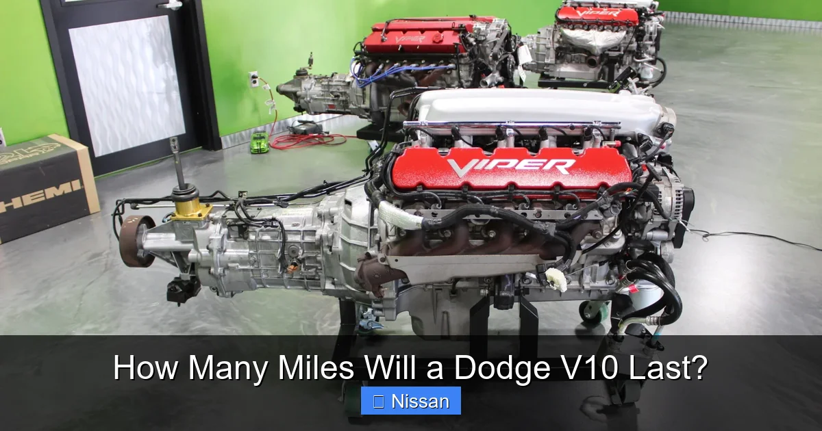How Many Miles Will a Dodge V10 Last?