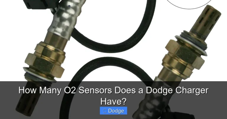 How Many O2 Sensors Does a Dodge Charger Have?