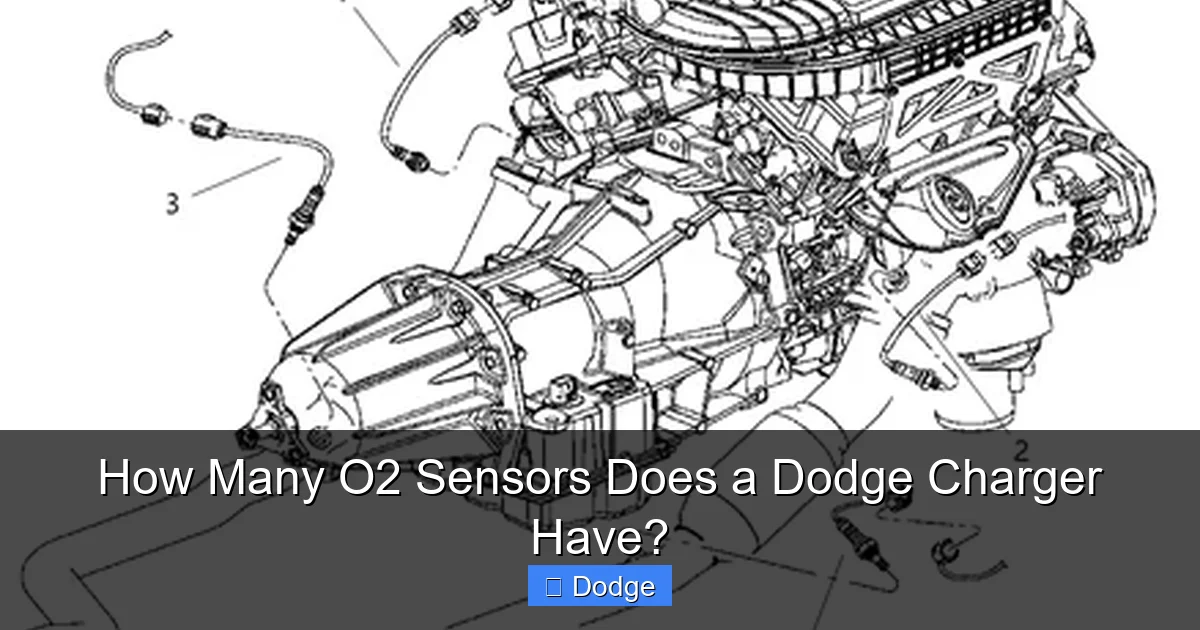 How Many O2 Sensors Does a Dodge Charger Have?
