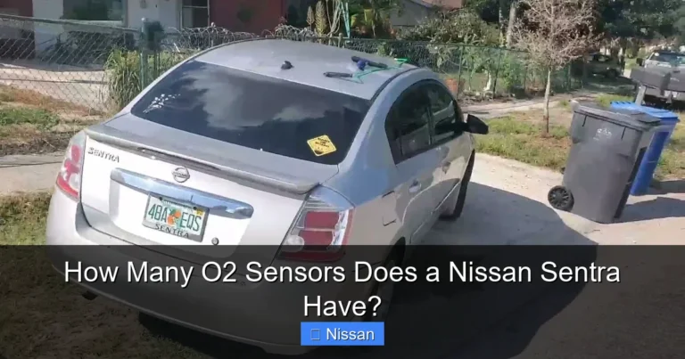 How Many O2 Sensors Does a Nissan Sentra Have?
