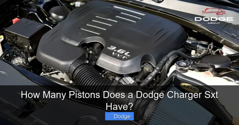 How Many Pistons Does a Dodge Charger Sxt Have?