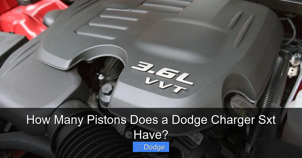 How Many Pistons Does a Dodge Charger Sxt Have?