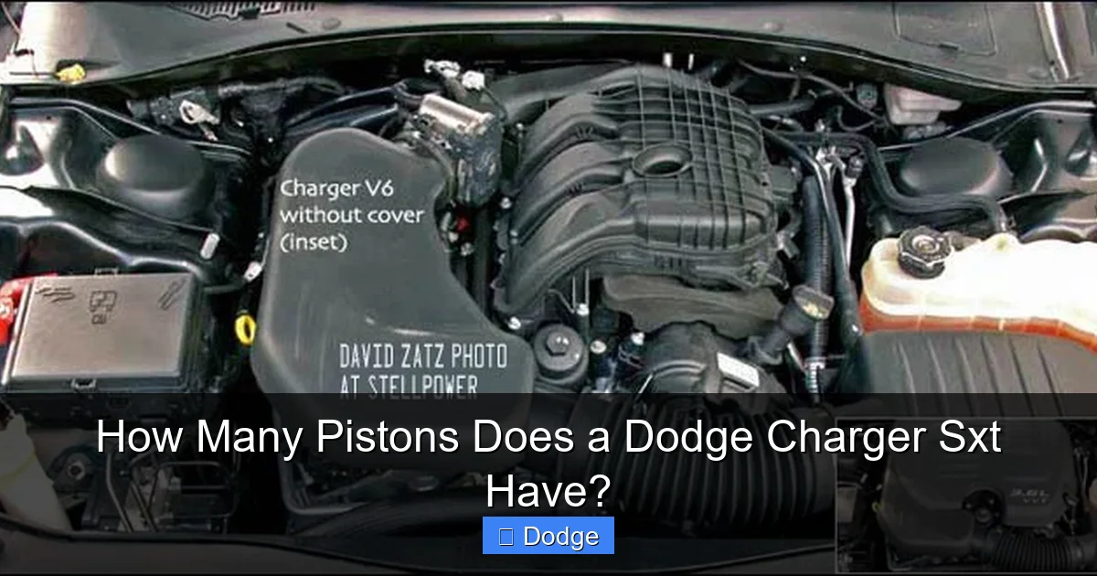 How Many Pistons Does a Dodge Charger Sxt Have?