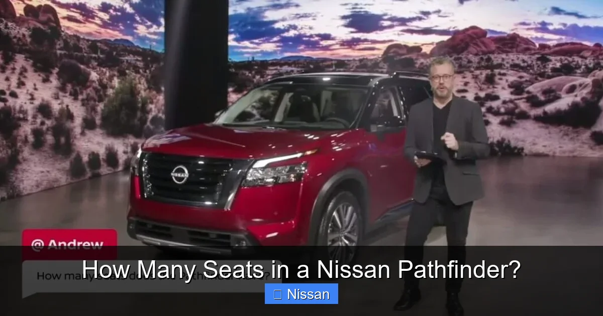 How Many Seats in a Nissan Pathfinder?