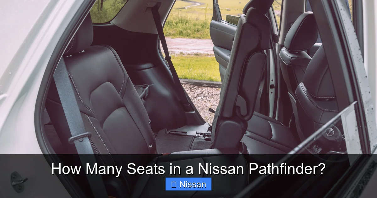 How Many Seats in a Nissan Pathfinder?