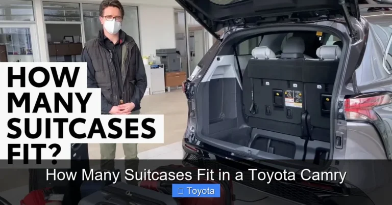 How Many Suitcases Fit in a Toyota Camry
