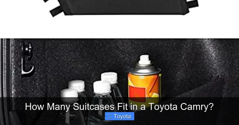 How Many Suitcases Fit in a Toyota Camry?