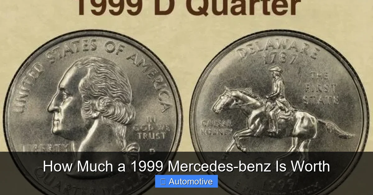 How Much a 1999 Mercedes-benz Is Worth