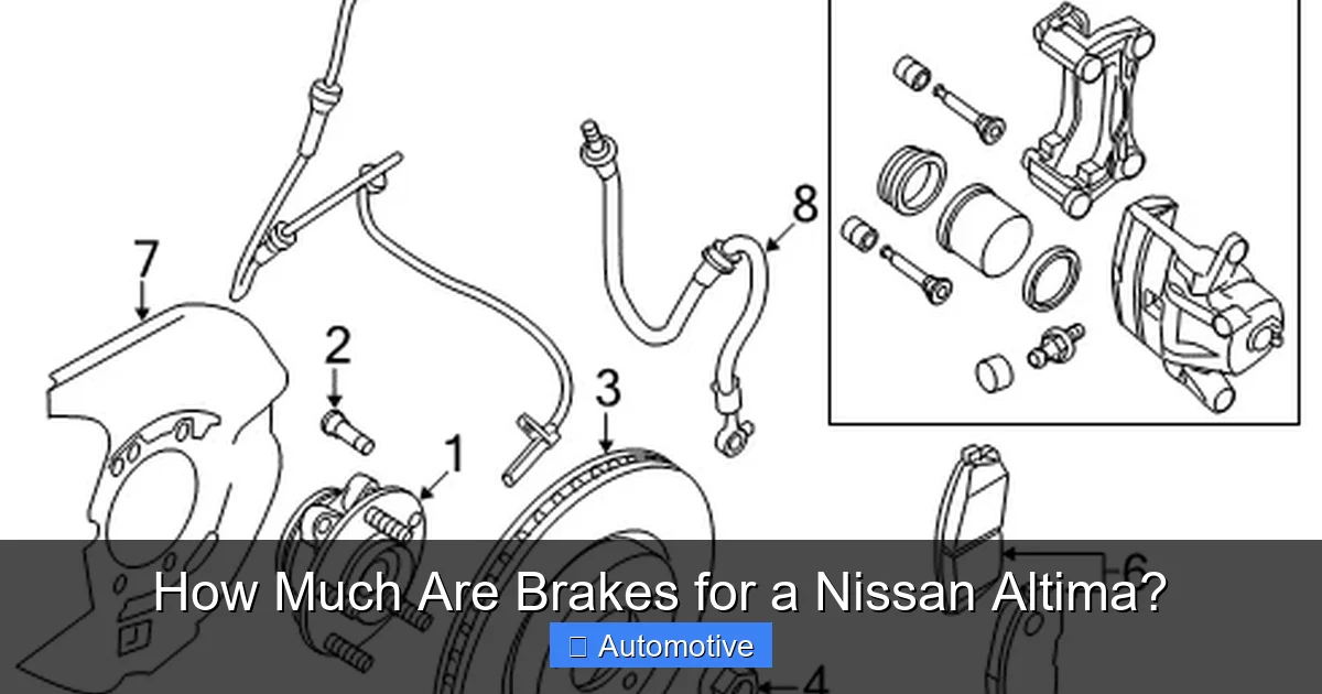 How Much Are Brakes for a Nissan Altima?